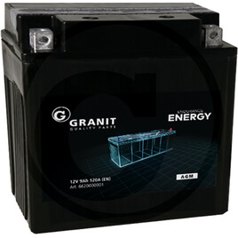 GRANIT Batterie 12 V / 9 Ah